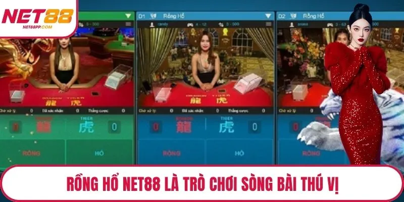 Rồng Hổ NET88 là trò chơi sòng bài thú vị